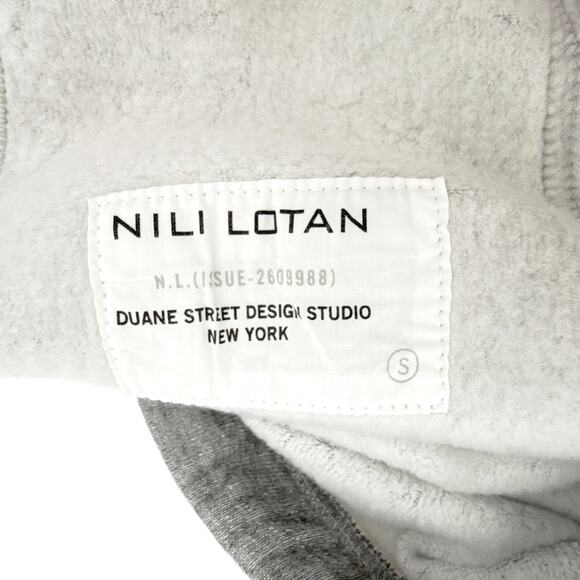 NILI LOTAN SF Sweatpant in Heather Grey S - Picture 7 of 9